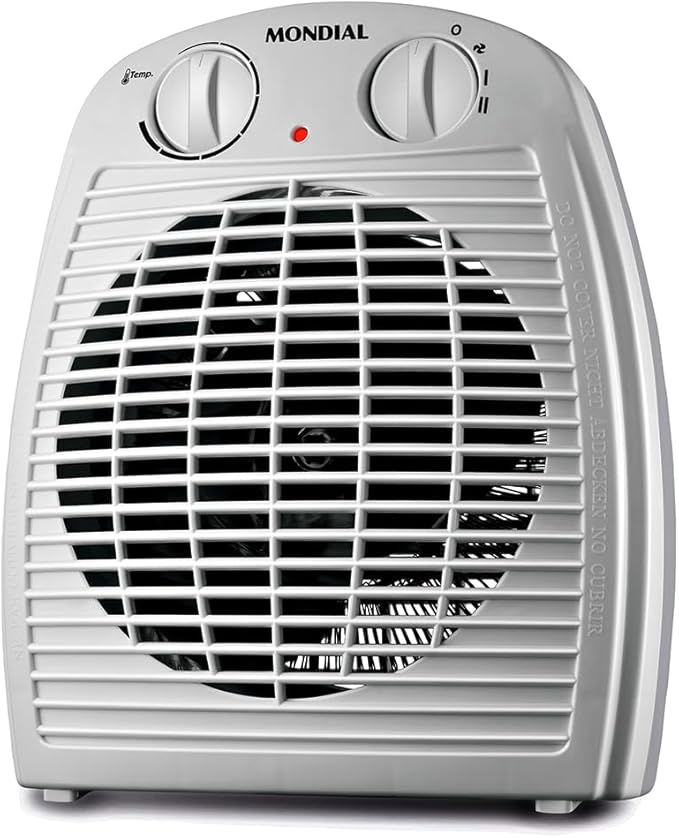 Aquecedor de Ar Mondial, 110V, Cinza, 1500W