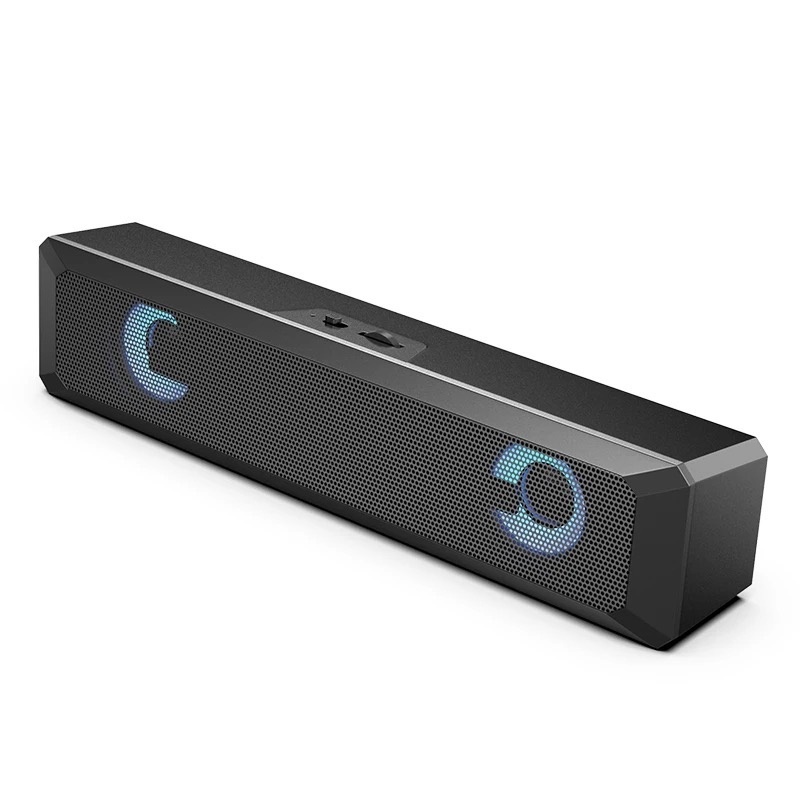 Caixinha De Som Para Pc Gamer Note Tv Smart Led Rgb P2 Usb