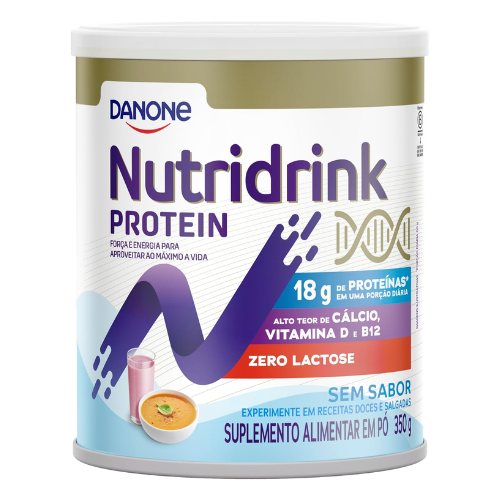 Nutridrink Suplemento Protein Pó Sem Sabor Danone Nutricia 350G